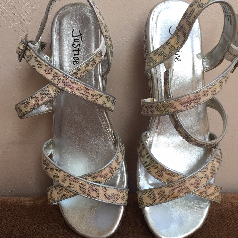 Justice Wedge Sandals - Picture 6 of 8